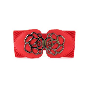 狐狸姬，大玫瑰金屬面腰帶腰封皮帶 (單腰封)