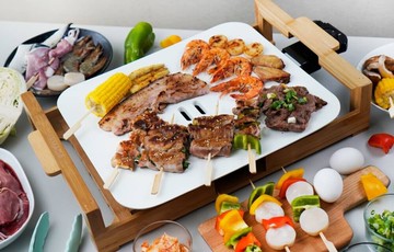 yamada日系陶瓷不沾多用電烤盤