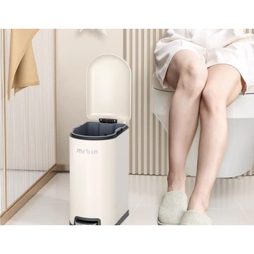 垃圾桶 夾縫衛生間垃圾桶家用2023腳踩帶蓋?所專用桶浴室衛生 逸雅家居館