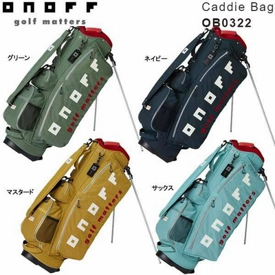 【22年継続モデル】オノフ 軽量 スタンド キャディバッグ SB OB0322 ONOFF Caddie Bag