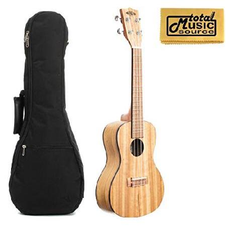 Kala KA-PWC LH Pacific Walnut Concert Left Handed Ukulele w Gigbag