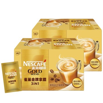 Nestle 金牌咖啡 三合一拿鐵(48入x20g)x2盒