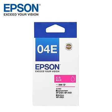 【EPSON】T04E350 紅色墨水匣