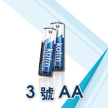 【歌林kolin】3號AA 環保綠能 碳鋅電池4入 收縮包(1.5V)