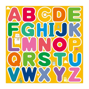 樂彩森林磁性認知訓練板-大寫ABC