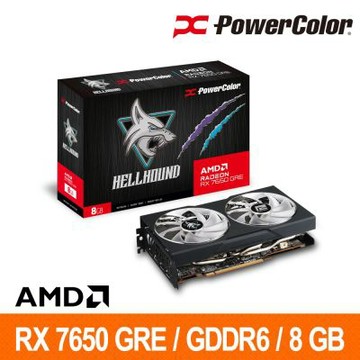 撼訊 Hellhound RX7650GRE 8G-L/OC 8G GDDR6 顯示卡