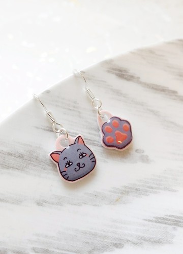 小彤畫集 - 貓咪琦溫絲喵與肉球 - 耳勾耳夾