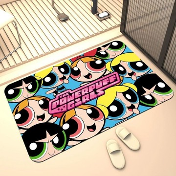 粉絲必收🎀飛天小女警周邊【防滑耐髒】飛天小女警硅藻泥吸水墊 浴室防滑地墊 廁所腳墊 卡通地墊  交換禮物
