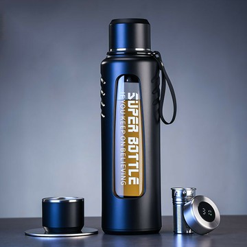 戶外大容量塑玻杯男士運動便攜茶水分離玻璃杯高硼矽耐熱玻璃水杯