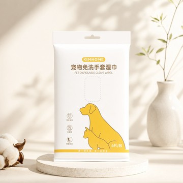 手套濕巾 6片裝 寵物清潔手套 寵物乾洗澡 寵物免洗手套 乾洗 清潔 寵物 乾洗手套 寵物免洗手套濕巾 寵物洗澡