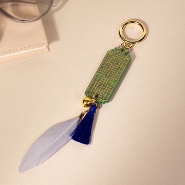 七味鑰匙圈 | 萬字紋樣