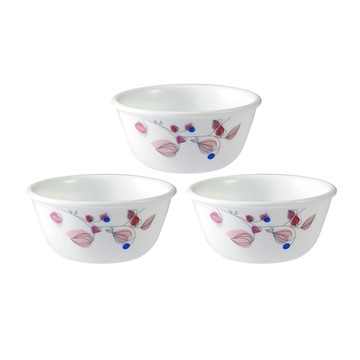 【美國康寧 CORELLE】 嫣紅微風3件式小羹碗組-C03