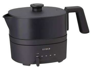 日本 siroca SK-M151 快煮鍋 火鍋 熱水壺 溫酒器 起司鍋 加熱 保溫 可控溫 1L 日本代購