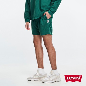 Levis Gold Tab金標系列 男款 抽繩網眼運動短褲 松嶺綠
