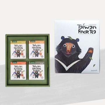 【daebete茶葉禮盒】自然生態輕巧盒4入禮盒B