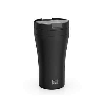 【本因 BOII】手沖保溫咖啡杯 410ml - 夜砂岩