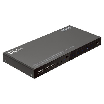 DigiSun 得揚 4埠 4K HDMI 2.0 KVM 電腦控制切換器  1個  KV804