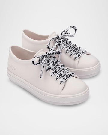 Girl's Sneakers W/ Branded Laces, Baby/Kids