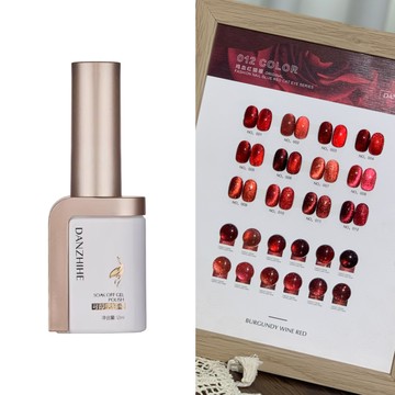 DANZHIHE 丹指鶴甲油凝膠 12ml-雞血紅貓眼 #01