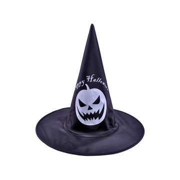 [家速配]【Halloween萬聖派對】14吋邪惡南瓜巫婆帽 1入