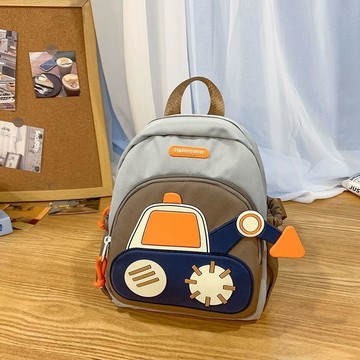 ✨MIMI【開學必備】✨新款兒童書包 大容量 雙肩包 減重護脊 _supported_幼兒園卡通挖掘機書包雙肩包寶寶新款
