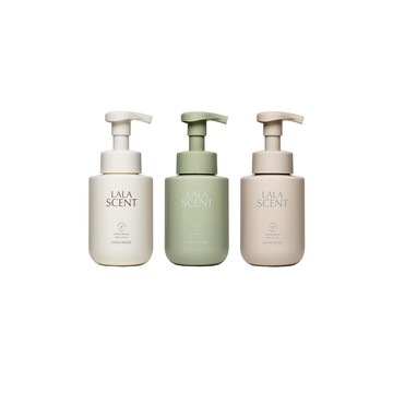 【韓國LALA MORE】Scent 天然香氛洗手慕斯（300ml*3入組）