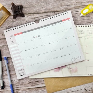 四季SEASON 2026年 超值立掛月誌 16K-花葉/文具