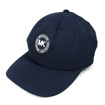 MICHAEL KORS 大圓標LOGO子夜藍色棒球帽