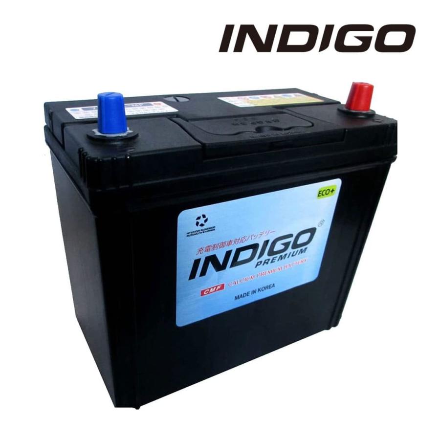 INDIGO（自動車用品） カーバッテリー 55B24L 車用 エスティマ GH-ACR30W INDIGO インディゴ 自動車用バッテリー