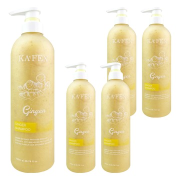 KA'FEN 卡氛 生薑韌髮頭皮洗髮精  760ml  5瓶