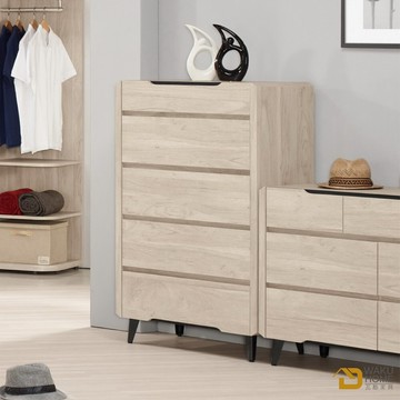 wakuhome 瓦酷家具 wesley簡約木質調2.7尺五斗櫃a002-001-6