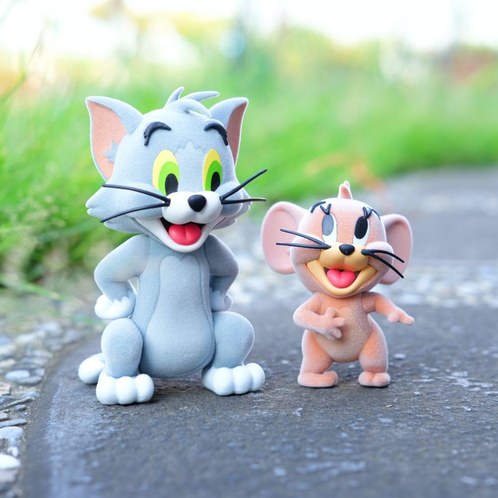 《湯姆貓與傑利鼠》BANPRESTO TOM&JERRY植絨公仔 Fluffy Puffy 湯姆貓與傑利鼠 收藏