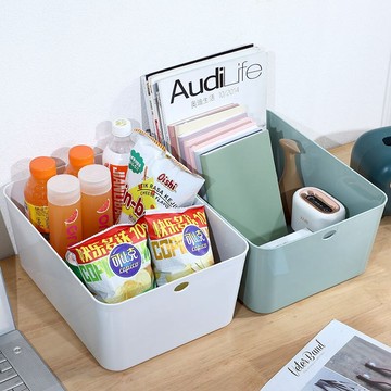 收納盒家用化妝品置物架客廳收納筐桌面省空間廚房宿舍雜物零食箱