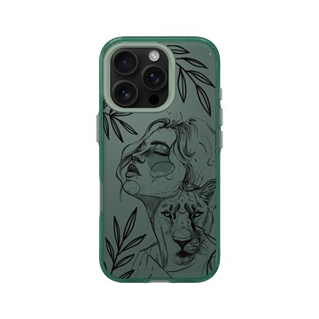 iPhone 16 Pro Clear 憂墨綠 - MYMY REVERZ TATTOO - BANDIA