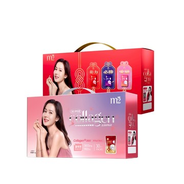 【m2美度】超能膠原御守禮盒(膠原飲10包+晚安飲10包+水光飲10包)＋珍珠燕窩膠原飲禮盒(30入/盒) 二盒組