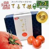  てるて姫 小箱 約800g × 2箱  糖度9度 以上 野菜 フルーツトマト フルーツ トマト とまと [AF053ci]