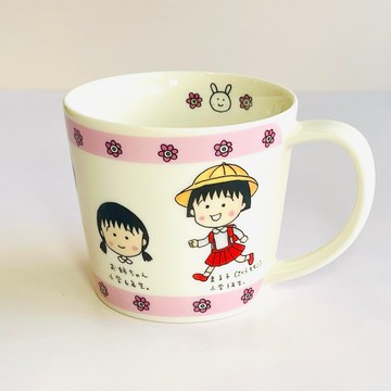美濃燒-櫻桃小丸子原作家庭篇馬克杯(漫畫家授權款)