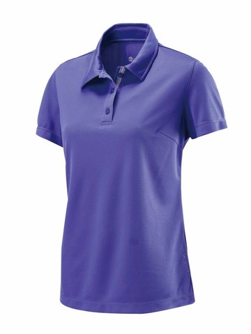 【【蘋果戶外】】零碼出清 荒野 W1621-29 紫羅蘭 女 疏水紗素色短袖POLO衫 吸濕排汗 運動上衣 休閒 運動 快乾透氣 輕薄舒適 WildLand