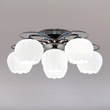 鄉村風半吸頂六燈 B96-64-73963