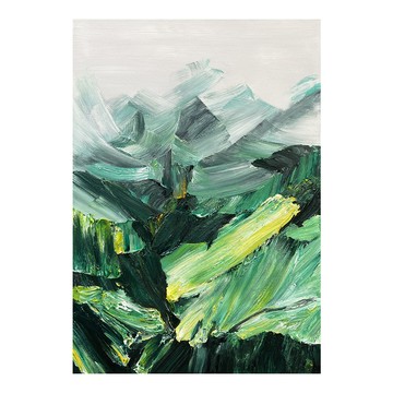 御畫房 當代國家級展覽畫家 抽象系列手繪油畫70×100cm(DB-123)