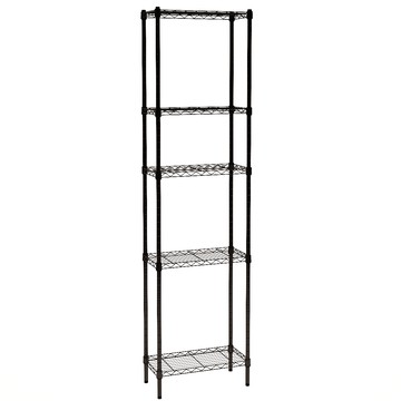 【客尊屋】粗管/小資型 35X60X225Hcm 黑武士五層架