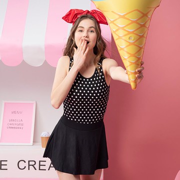 MIT 少女連身裙泳裝