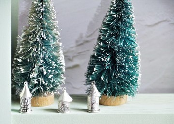 純銀 **小屋系列=銀小屋 /16~18吋純銀鏈** 純手作~歡迎客製~