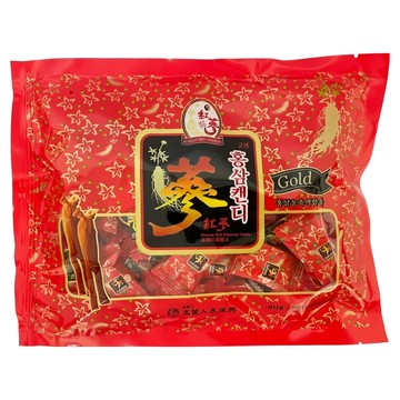 振興高麗人蔘 高麗紅蔘糖 200g  獨立包裝  口感清新溫和  1包