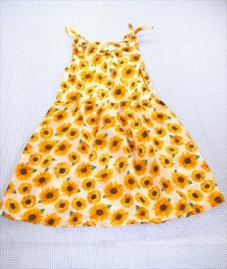 ブランシェス Branshes ワンピース ノースリーブ 1cm 白系 ひまわり オールインワン 女の子 キッズ 子供服 通販 フリマ 通販 Lineポイント最大1 0 Get Lineショッピング