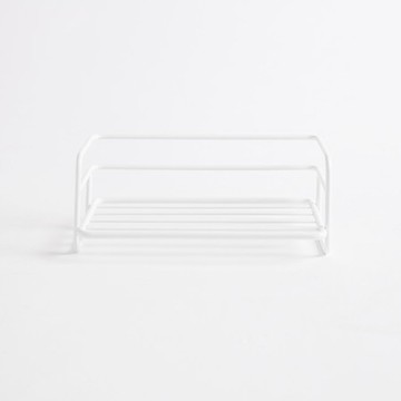 INK鐵製烤漆清潔用品收納架 白