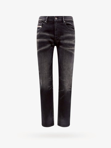 Stretch cotton trouser with back logo patch - DIESEL - gender_Man