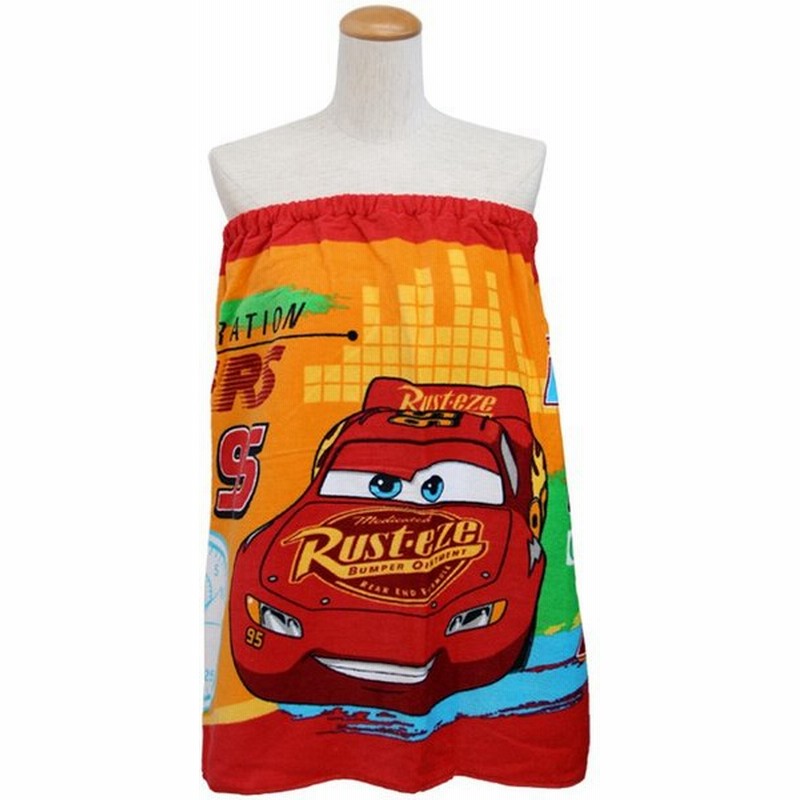 ラップタオル マキタオル ｍサイズ ディズニー チェリッシュ カーズ 水泳用品 プール バスタオル ワンピース サウナ用タオル 約60 115cm 通販 Lineポイント最大get Lineショッピング