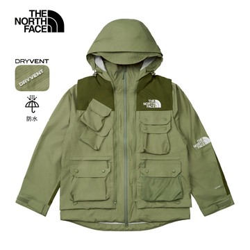 UE男款綠色DRYVENT防水衝鋒衣｜8CKVE07