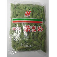  塩茹茶豆(塩味なし) 500G 冷凍 2セット